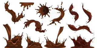 巧克力广告素材图片