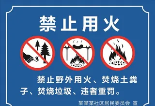禁止用火图片
