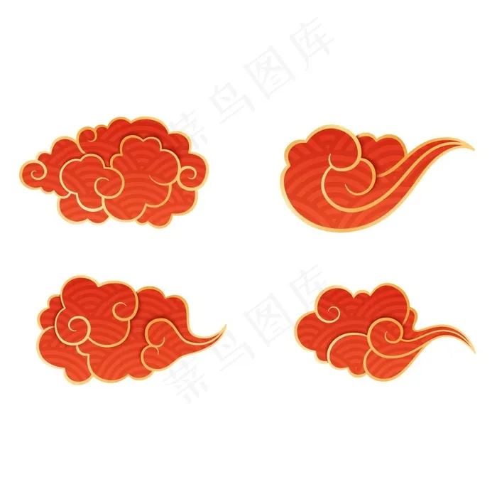 祥云图片(3000x3000)psd模版下载