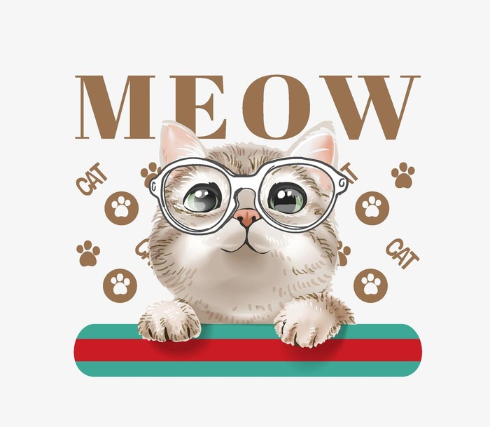 大牌卡通猫图片eps,ai矢量模版下载