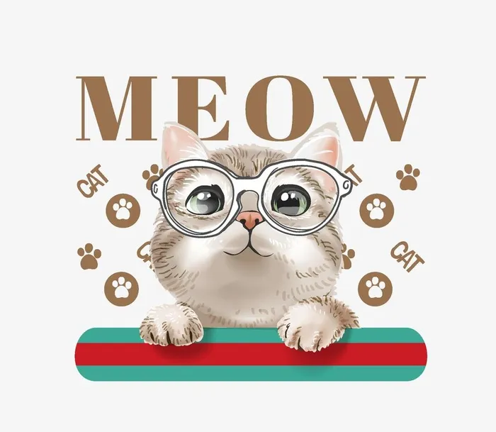 大牌卡通猫图片eps,ai矢量模版下载