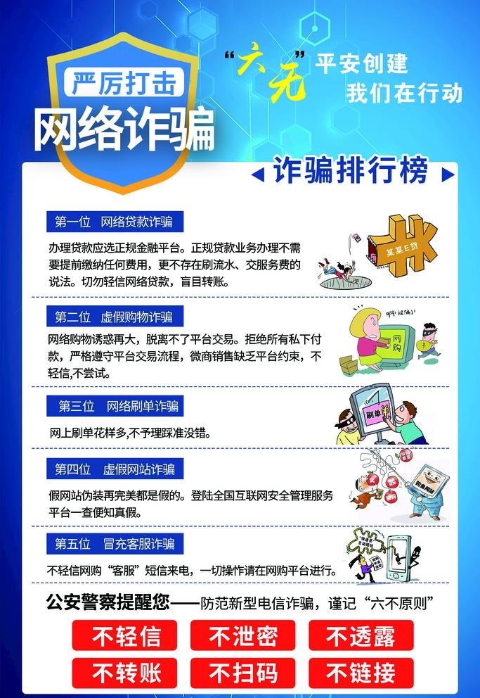 打击网络诈骗图片