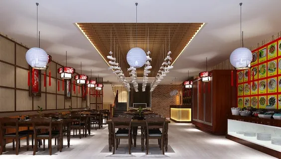饭店效果图图片 饭店效果图图片