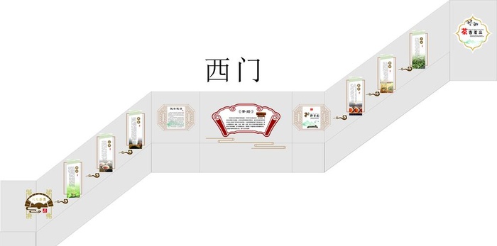 茶文化墙 茶经图片cdr矢量模版下载