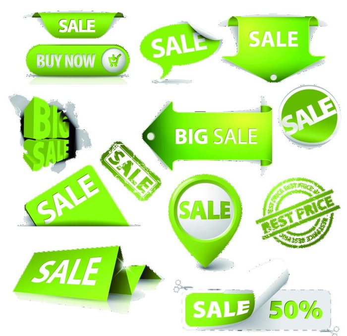 常用的打折促销图标 图片