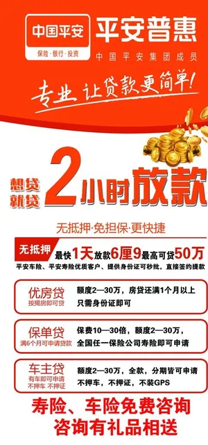 平安车贷图片