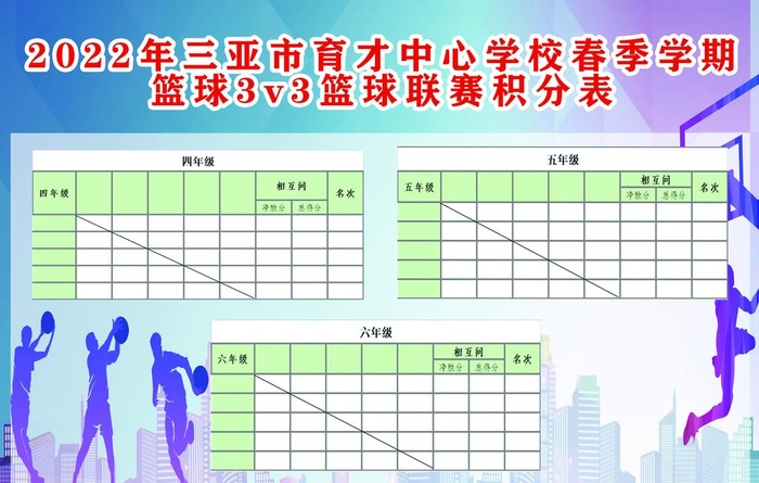 篮球比赛积分表图片