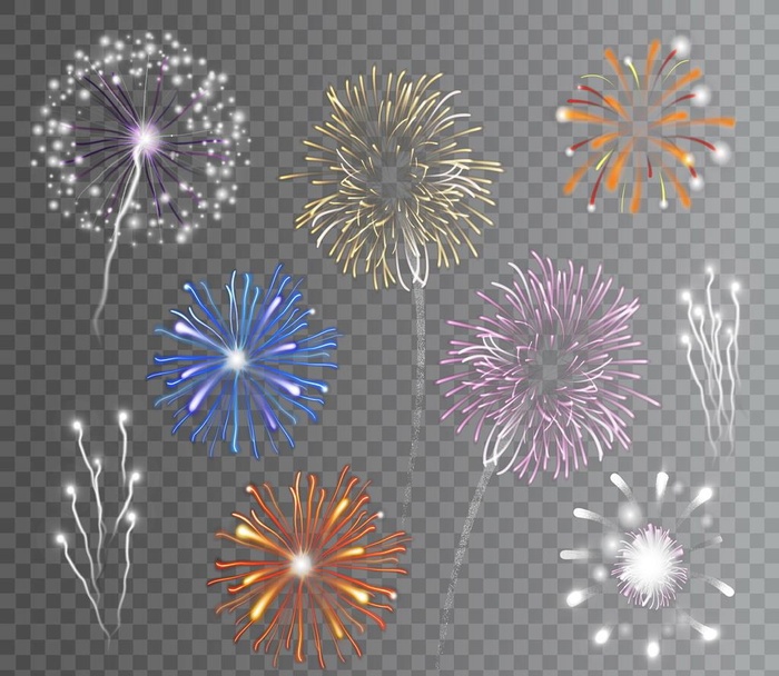 烟花图片eps,ai矢量模版下载