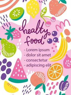 水果食品海报图片