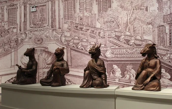 圆明园兽首图片