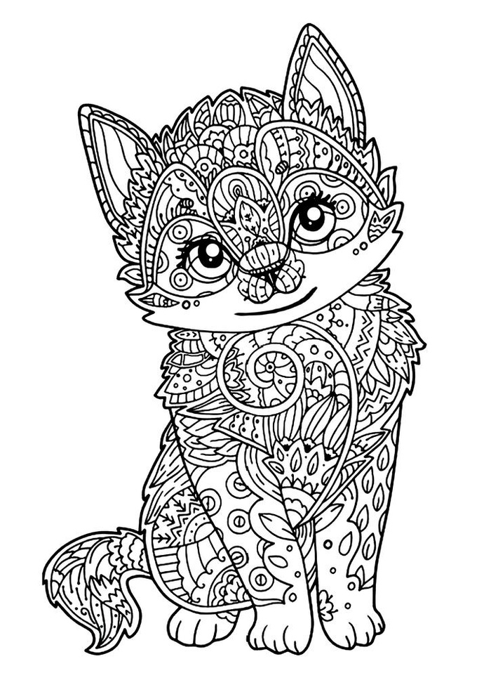 猫图片ai矢量模版下载