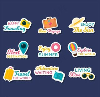 旅游图标图片