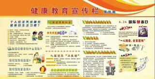 健康教育宣传栏图片