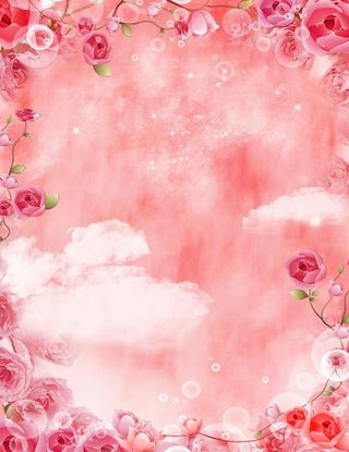 粉色花背景图片