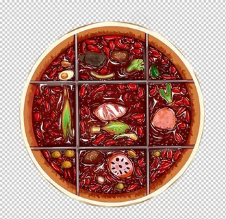 九宫格火锅图片