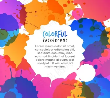 水彩墨迹背景图片