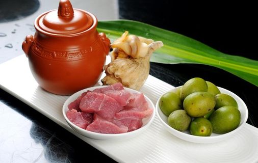 青橄榄炖螺头图片