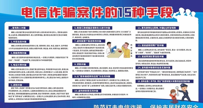 预防电信诈骗图片