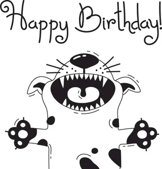 手绘 狗 卡通狗图片