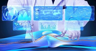 智能数据插画图片