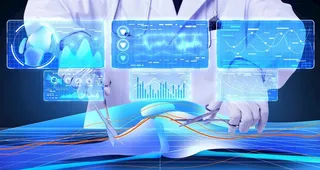 智能数据插画图片