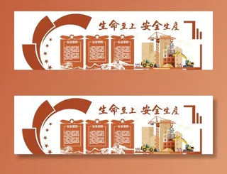 安全生产文化墙图片