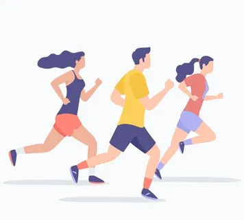 跑步健身男女图片 跑步健身男女图片