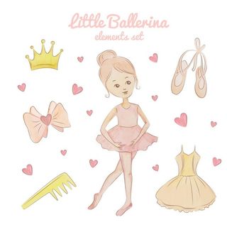 可爱的小芭蕾舞图片