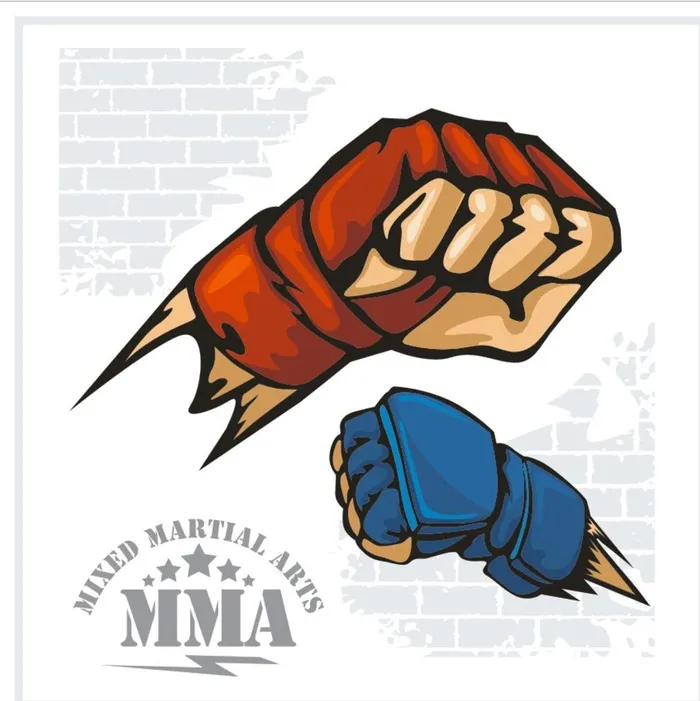 MMA格斗图片cdr矢量模版下载