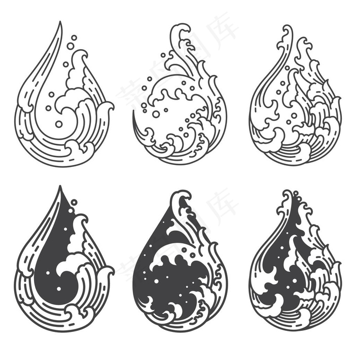 古典中式水纹  图片