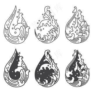 古典中式水纹  图片