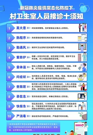 村卫生室人员接诊十须知图片