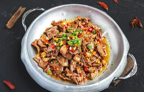 爆炒猪肝图片 爆炒猪肝图片