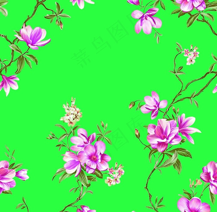 手绘花图片(3165x3200)
