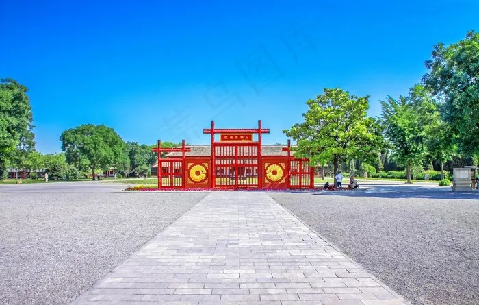 殷墟博物苑内景图片