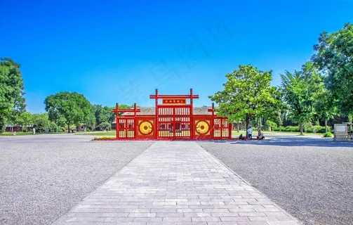 殷墟博物苑内景图片 殷墟博物苑内景图片