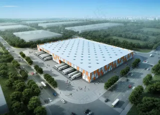 仓储物流中心设计图片