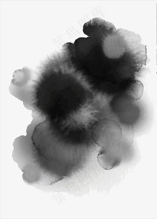 晕染墨迹图片