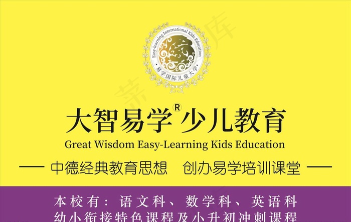 培训班标示牌图片cdr矢量模版下载