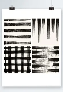 水墨风格笔刷图片