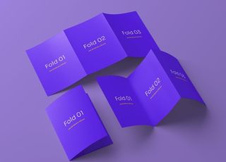 三折页样机图片