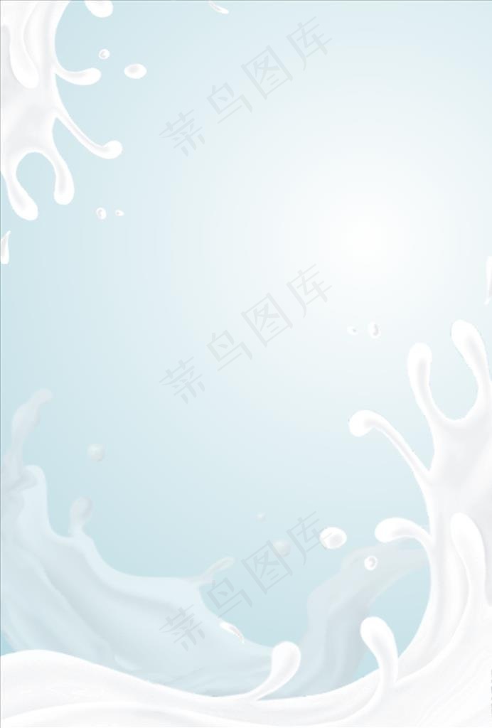简约飞溅的牛奶背景素材图片cdr矢量模版下载