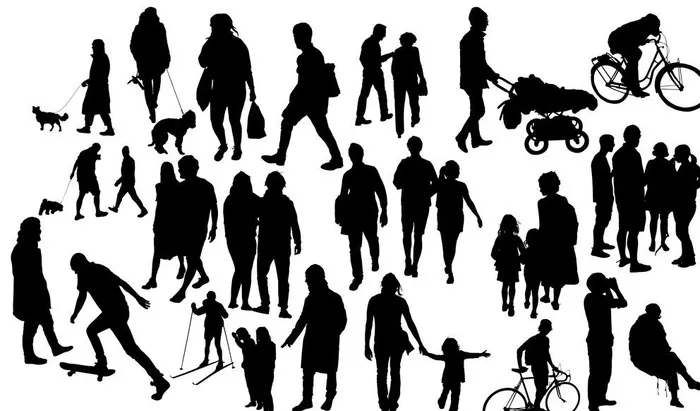 PS人物剪影景观设计图片(5000x3000)psd模版下载