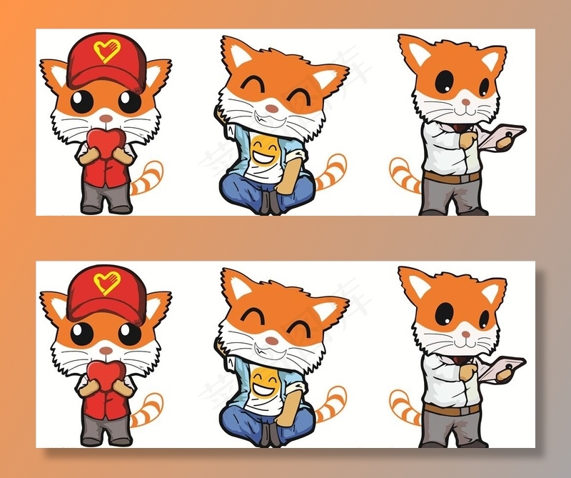 矢量卡通动物图片