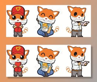 矢量卡通动物图片