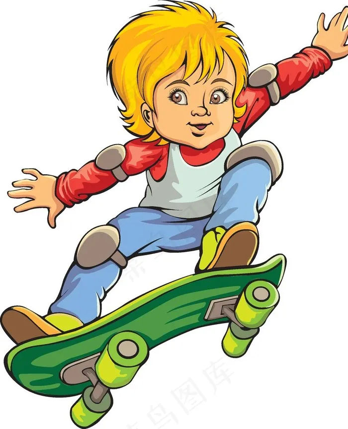 卡通儿童图片eps,ai矢量模版下载