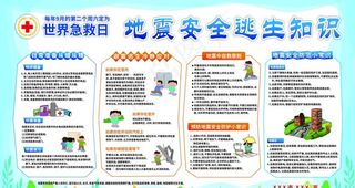 地震安全知识宣传栏图片