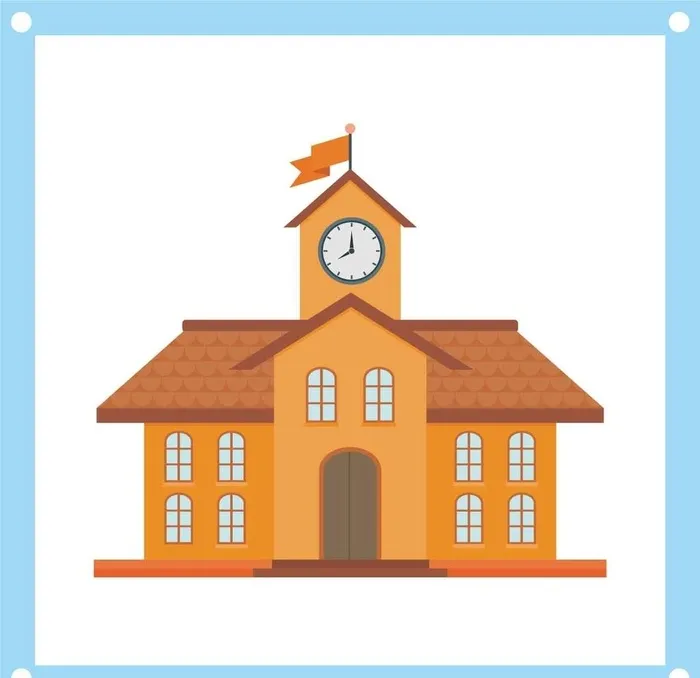 学校校园卡通图片素材