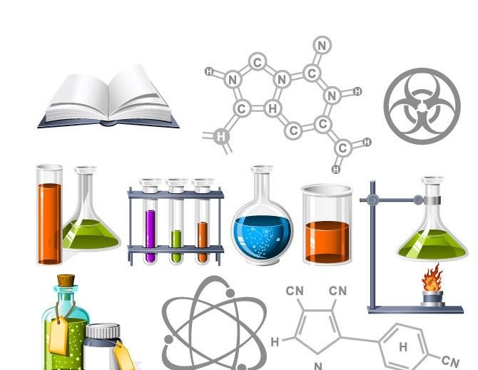 化学 原子图片ai矢量模版下载