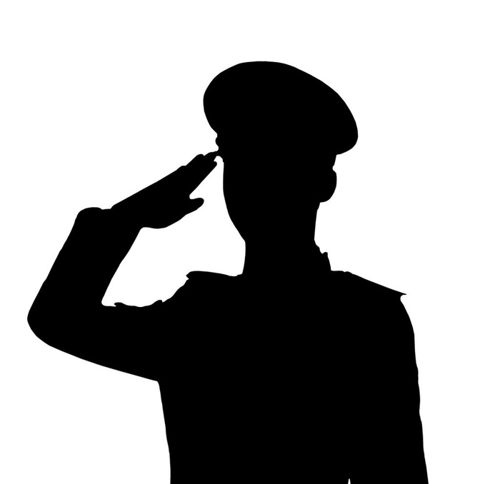 敬礼,剪影,,设计,广告设计,海报设计,118DPI,PNG